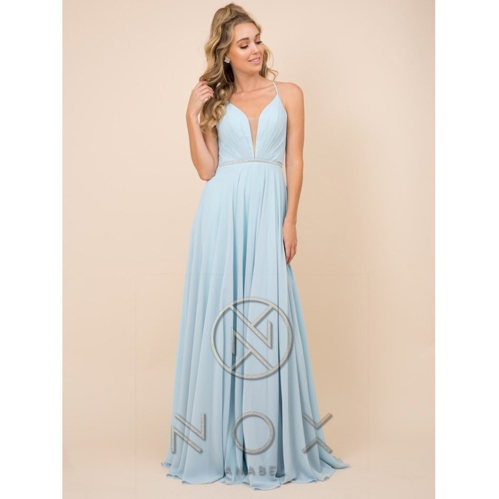 BEAUTIFUL DRESS-R416-PALE TURQUOISE